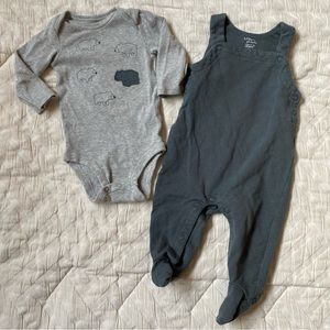 Carter’s Little Planet Organic Overall & Bodysuit Set